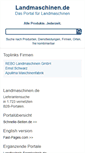 Mobile Screenshot of landmaschinen.de